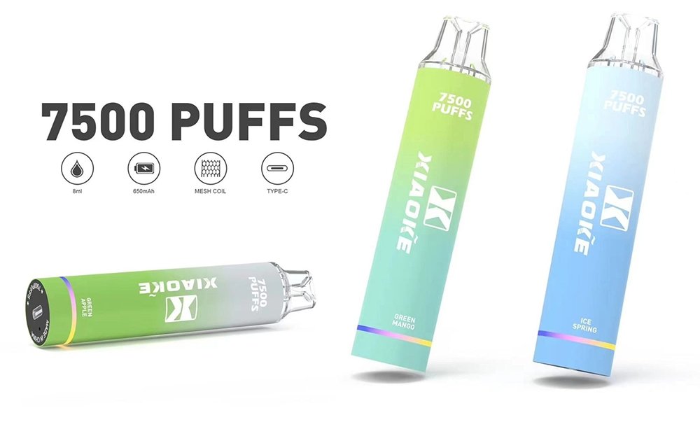 梟客 XIAOKE 7500Puffs 旗艦級長效拋棄式 650mAh 高效能續航 8ml 大容量抽超久 Type-C 充電超快不必等 台灣現貨:圖片 4