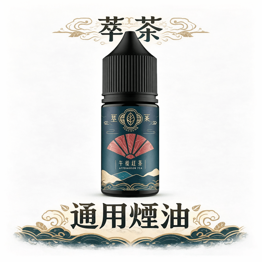 萃茶系列 不涼茶味煙油 純粹本質茶道還原方案 極致溫潤不加涼草本回甘 30ml 通用型體感方案 通用注油小煙 台灣現貨