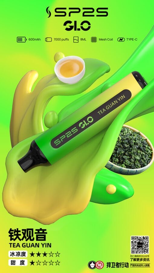 SP2S GLO 7000 系列 8ml 數位巨量裝續航抽超久 充電超快不必等 30mg 丁鹽順滑擊喉 Mesh 工藝極速傳導 台灣現貨:圖片 14