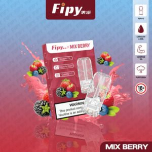 Fipy 果派 一代通用煙彈 純粹果物 3%丁鹽爆汁風味還原 高透光視覺殘油監測解析 2.2ml 滿載耐抽系統 台灣現貨【買 3 盒贈主機】